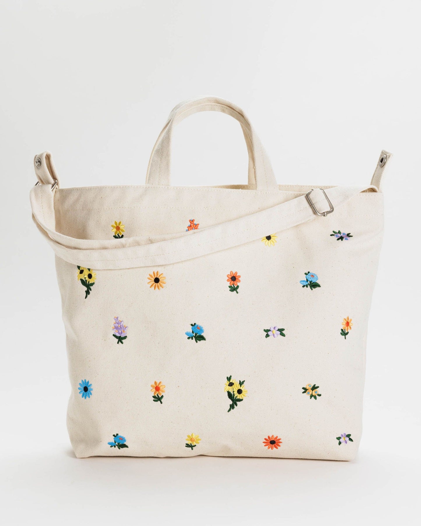Duck ZIP horizontal Embroidered Sac