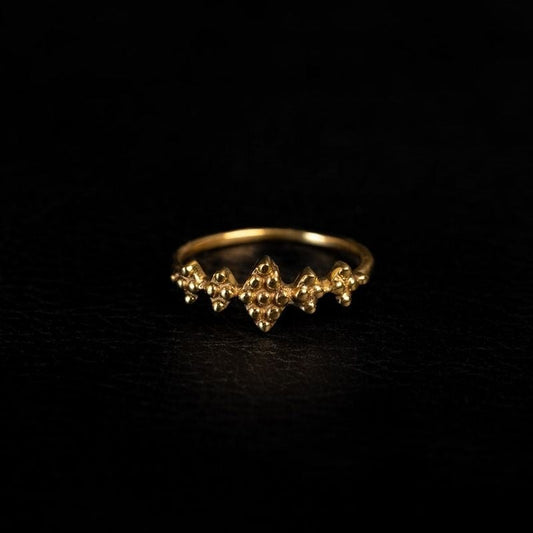 Lucy Laiton Bague Ornement en Forme Diamant