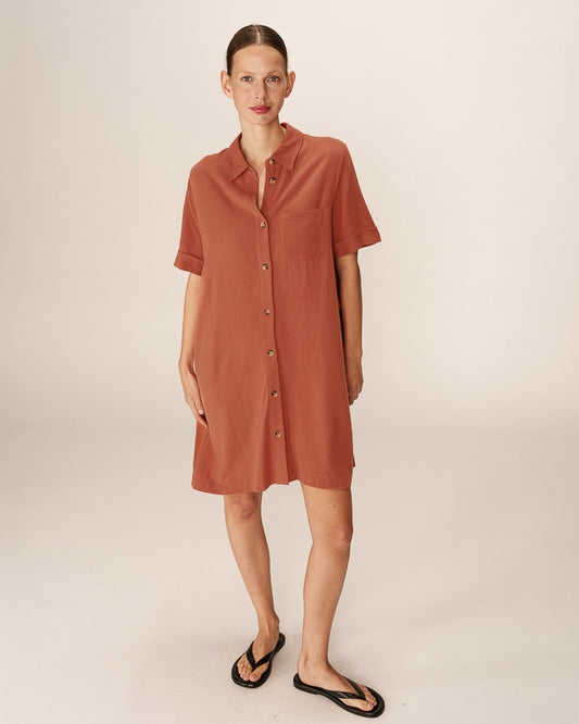 Paquita Terracotta Robe