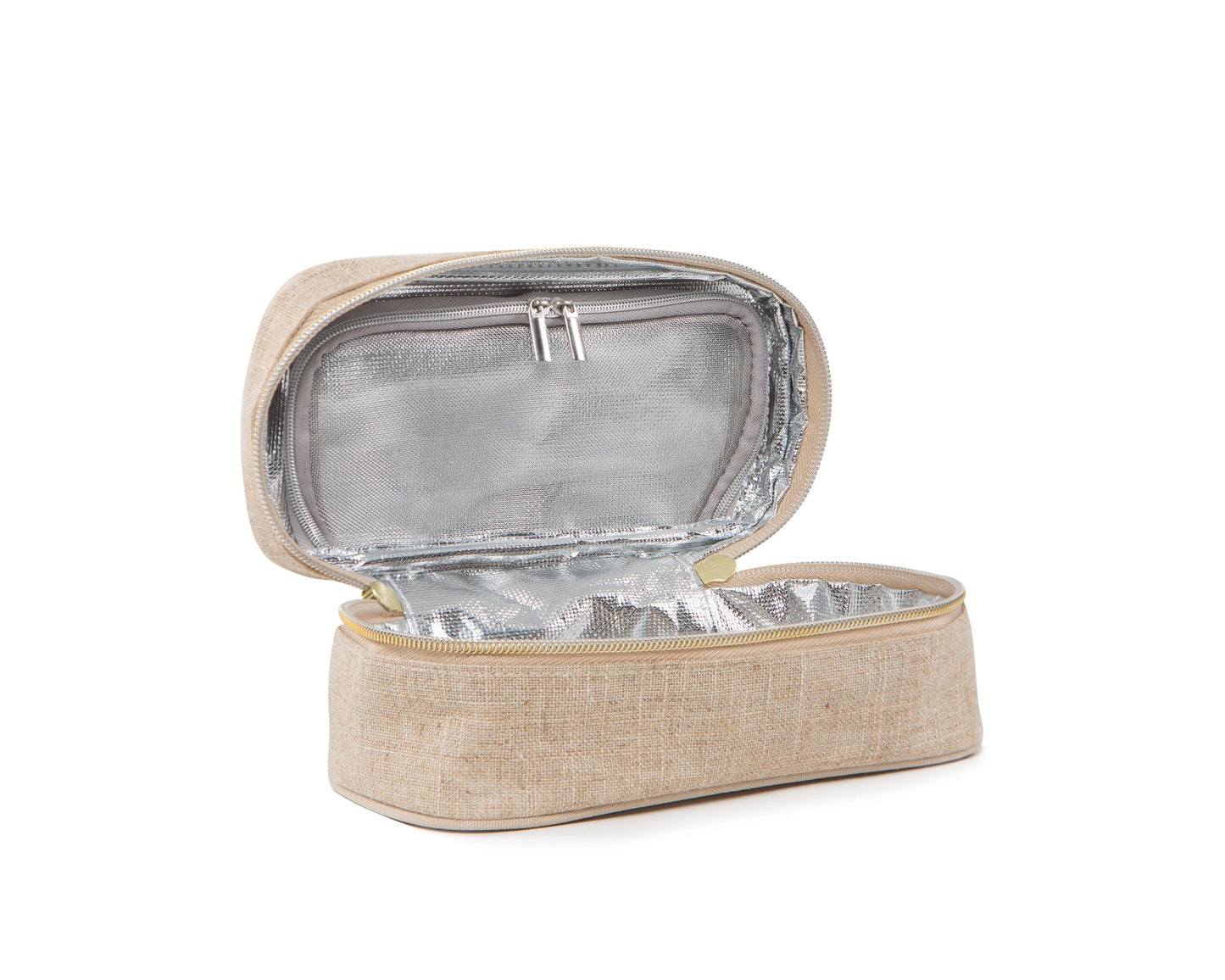 Ecru Petite Trousse à maquillage