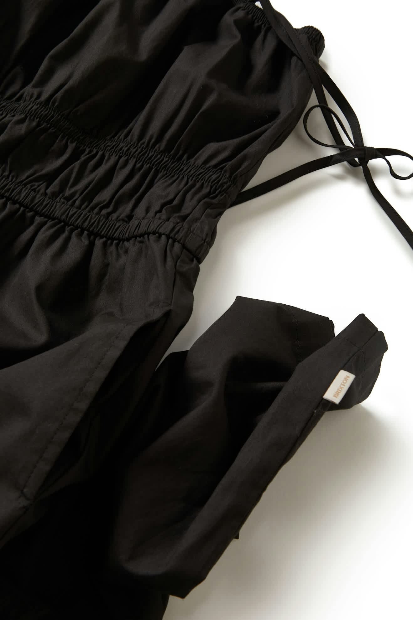Eden Noir Combinaison - Coupe bustier jambes larges