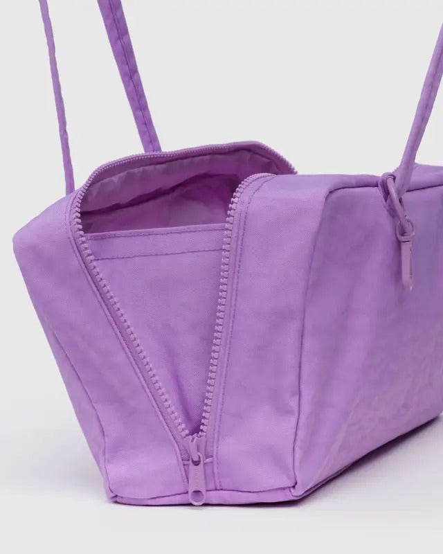 Sac Bowler – Détail de la fermeture zippée latérale double tirette