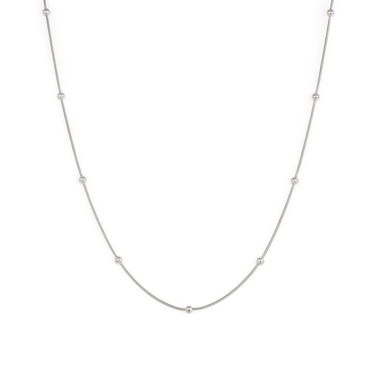 Aura Argent Collier