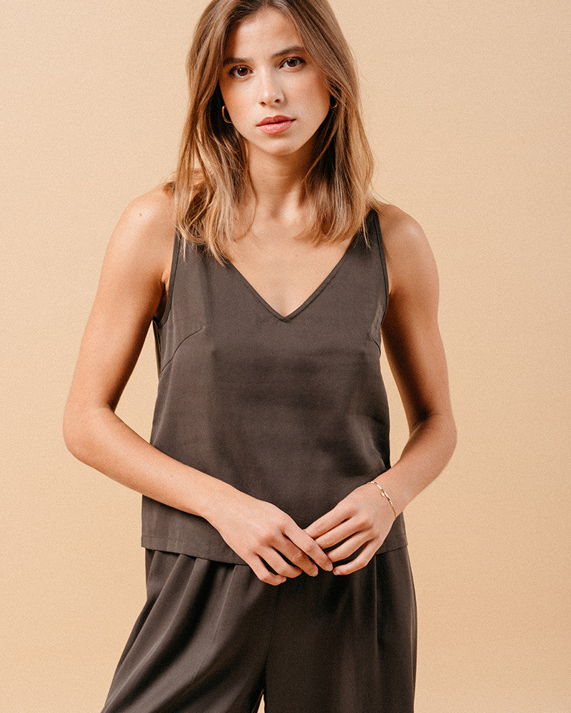 Mandy Kaki Camisole