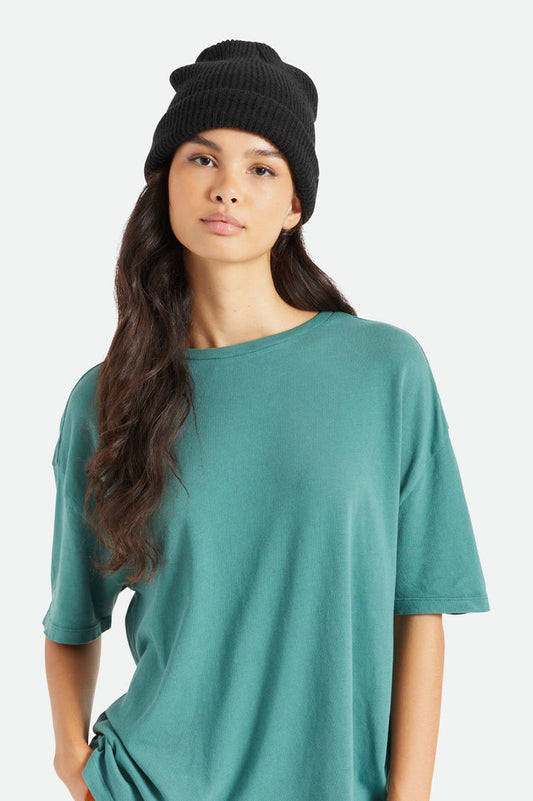 Bonnet en tricot Noir