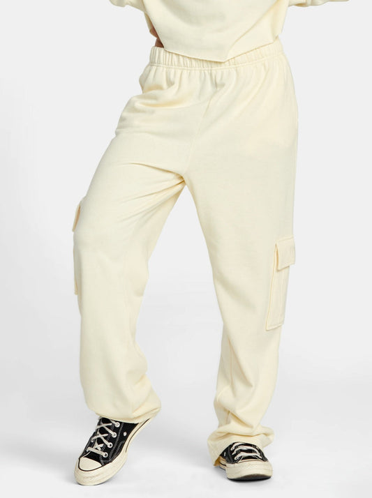 Pantalon jaune cargo décontracté