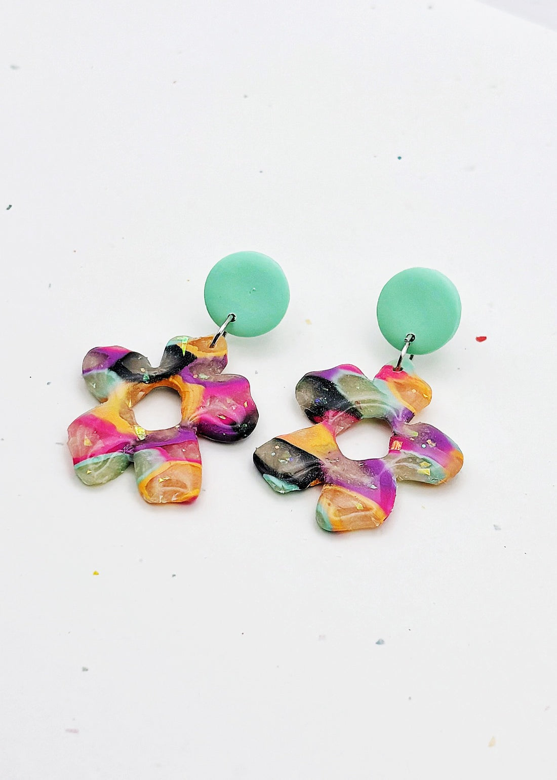 Fleur Multi Boucles d'oreilles