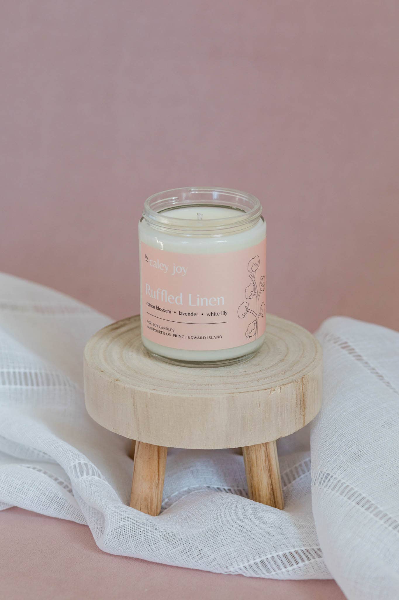 Lin à volants | Bougies artisanales