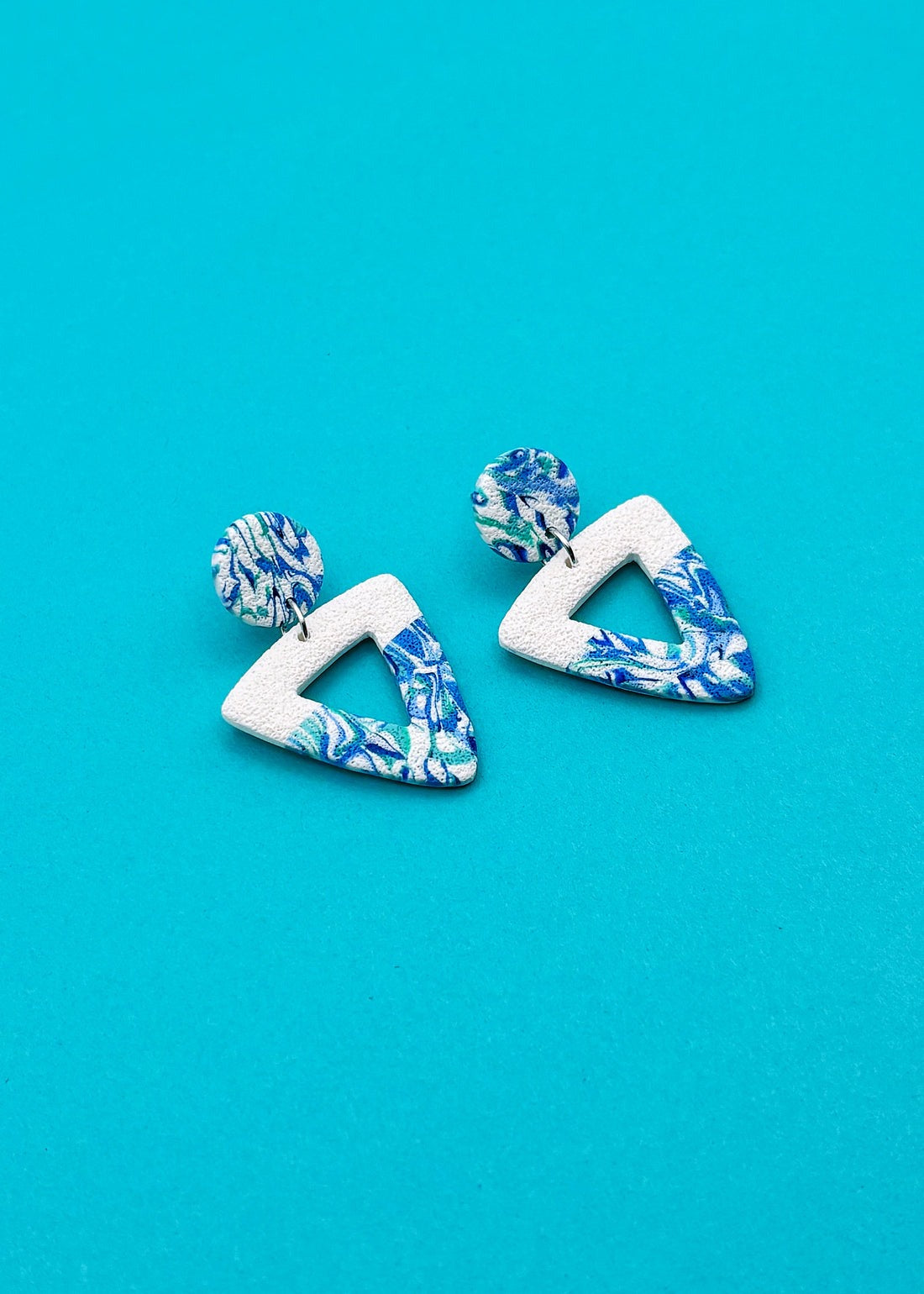 Série Bleu Océan Boucles d'oreilles