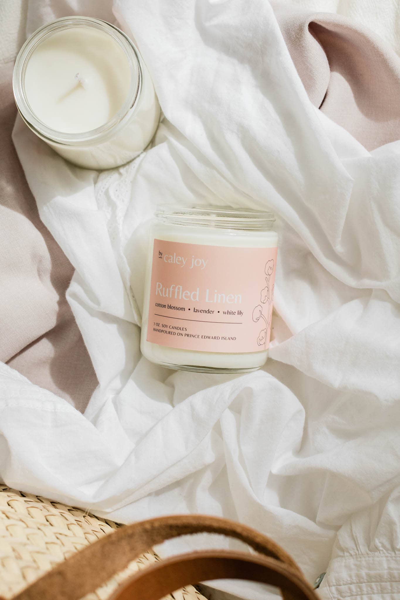 Lin à volants | Bougies artisanales