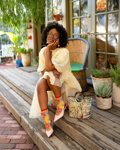 Art Deco - Chaussettes transparentes résistantes ultra tendances