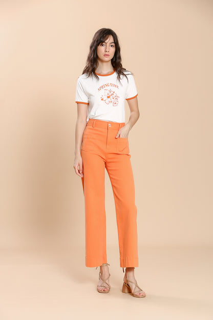 Elena Orange Pantalon