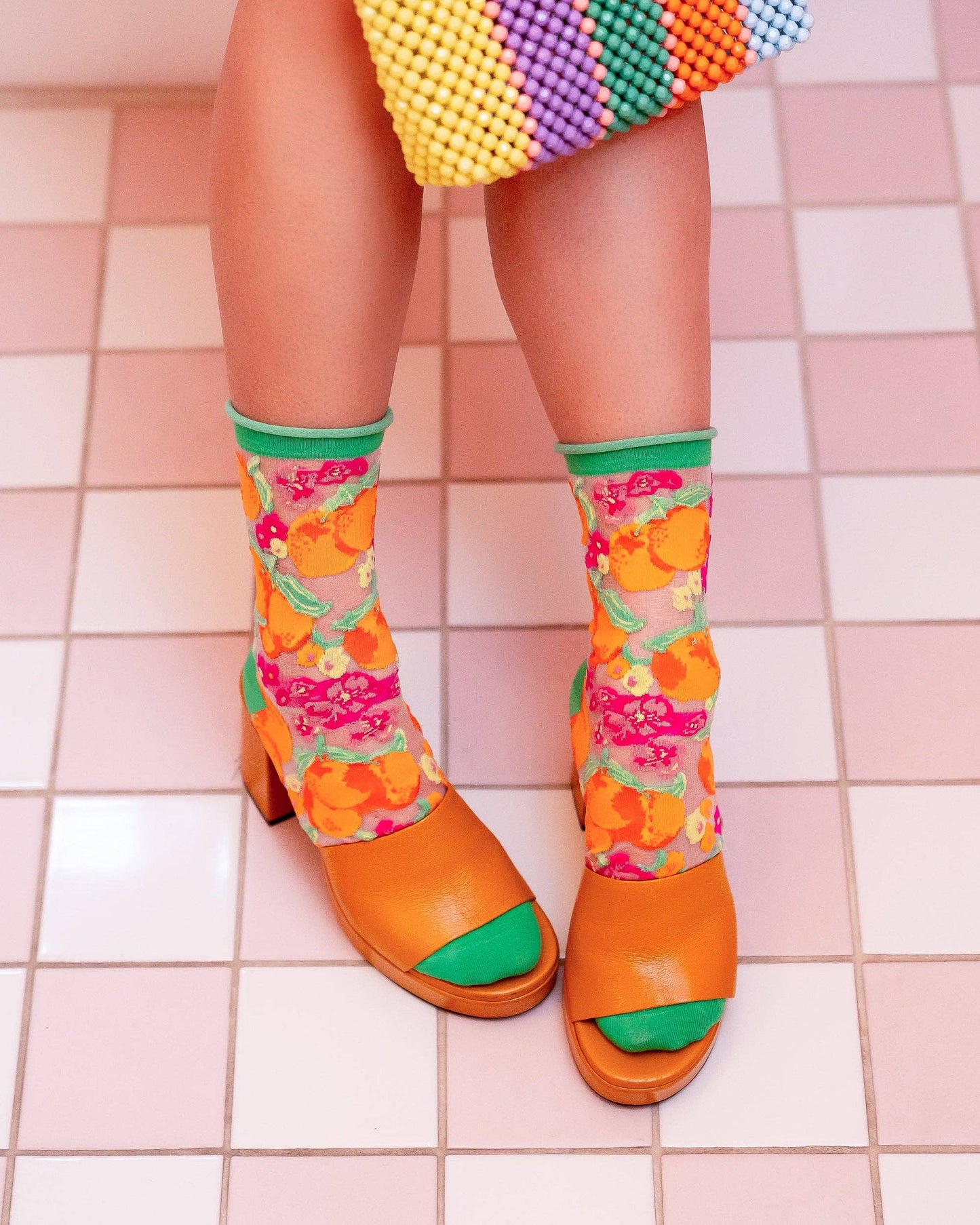 Orangeade - Chaussettes transparentes résistantes ultra tendances