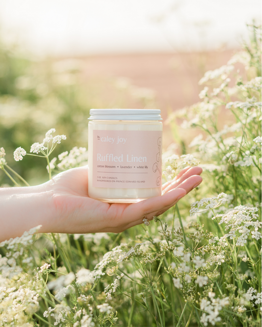 Lin à volants | Bougies artisanales