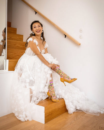 Bouquet - Chaussettes transparentes résistantes ultra tendances