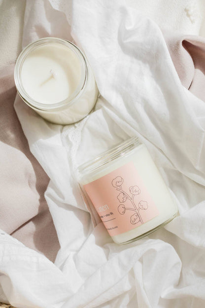 Lin à volants | Bougies artisanales