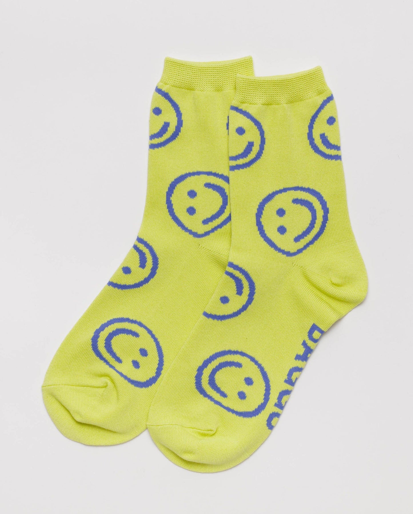 Crew Citron Happy Chaussette