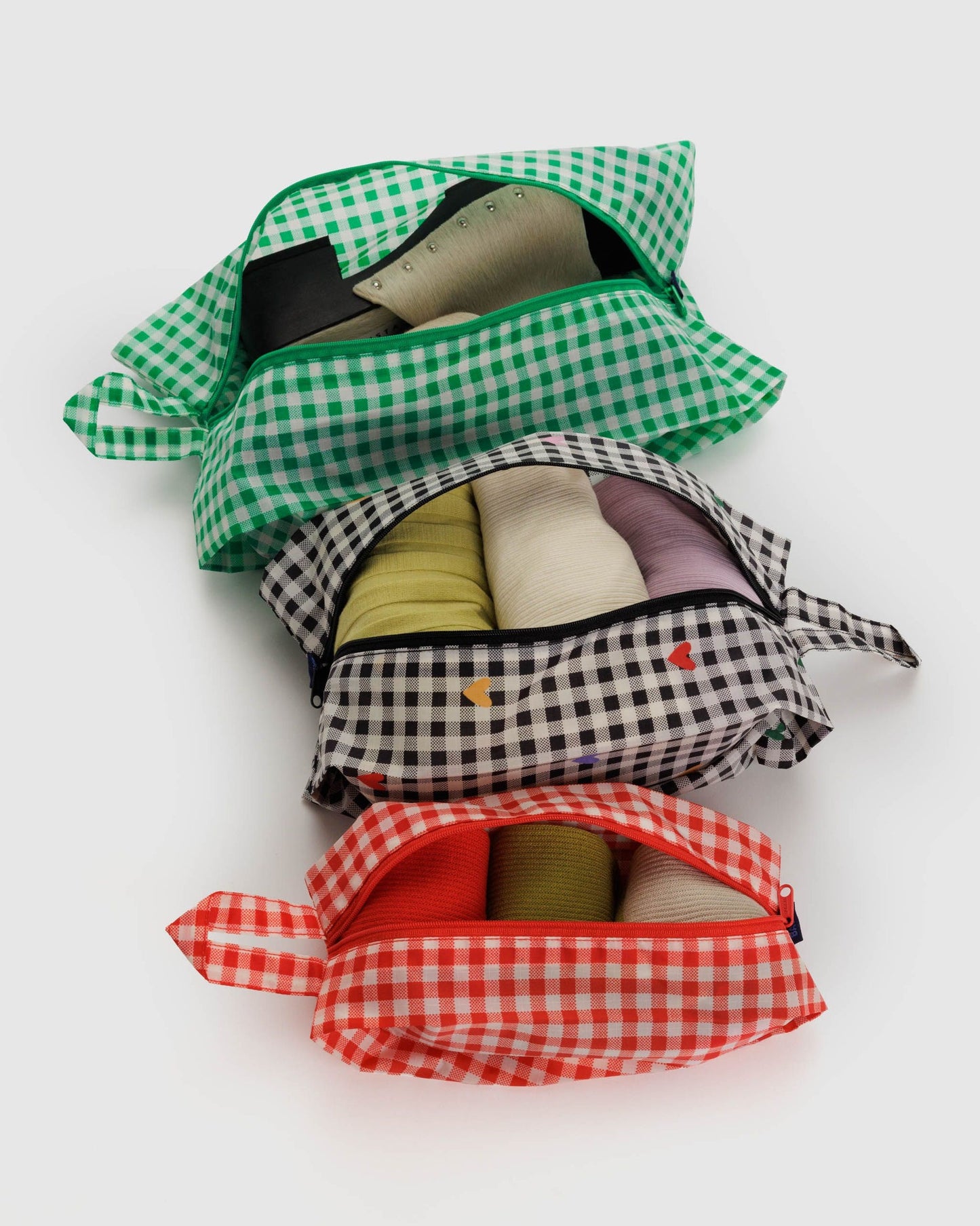 3D Gingham Pochette de rangement