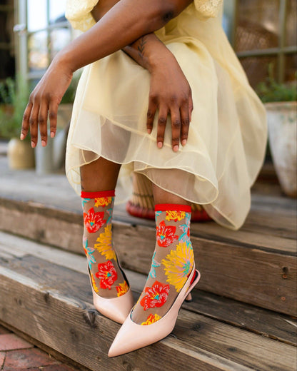 Art Deco - Chaussettes transparentes résistantes ultra tendances