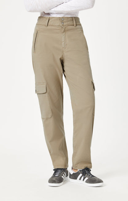 Lilliane Beige - Pantalon utilitaire