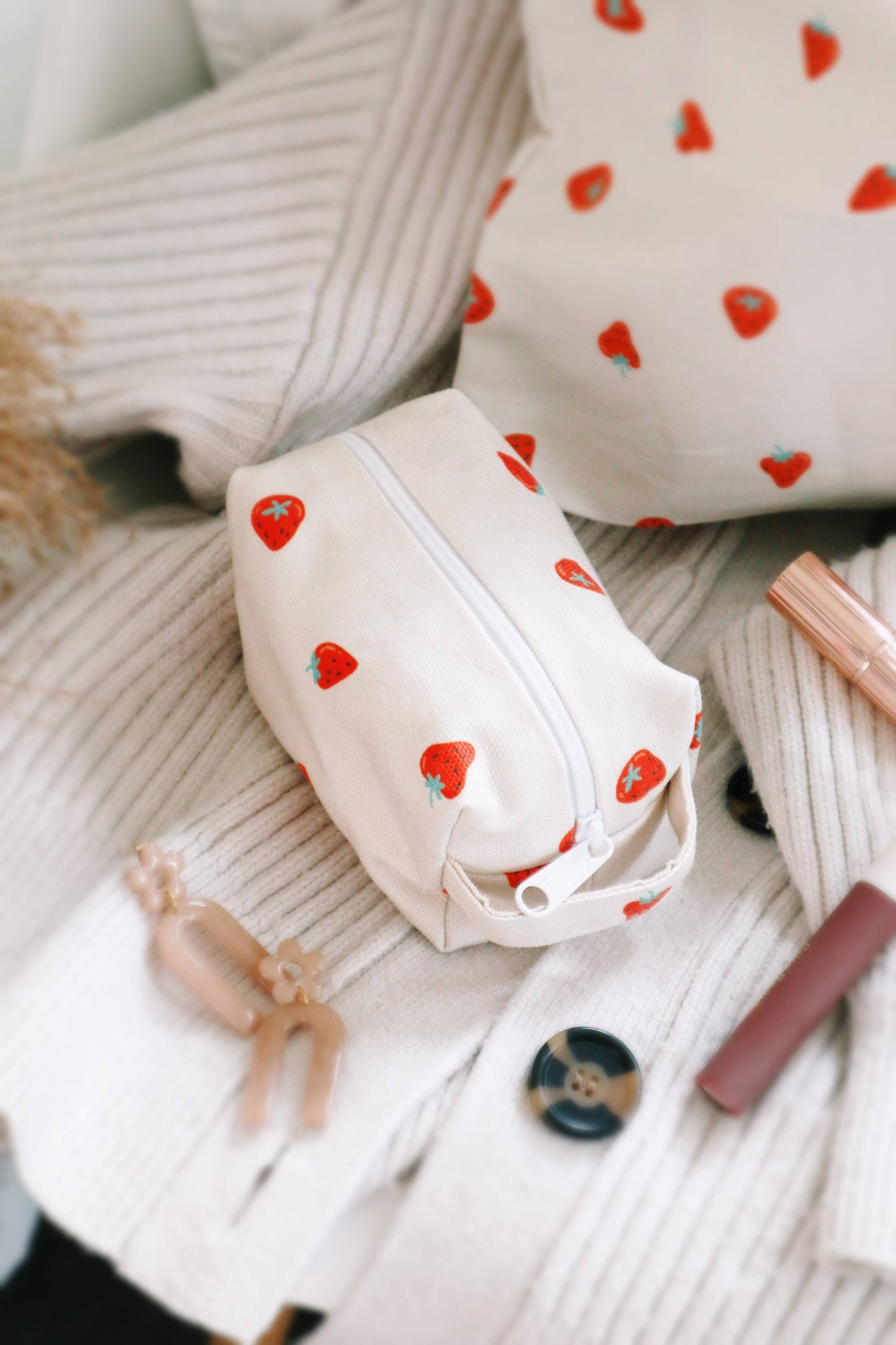 Mini Fraise Trousse de maquillage