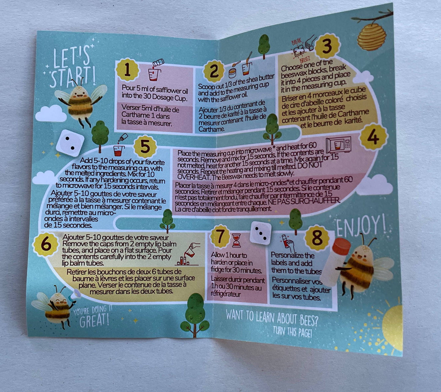 Kit de fabrication de mini baume à lèvres - Fabrique 2 - 95 % sans plastique