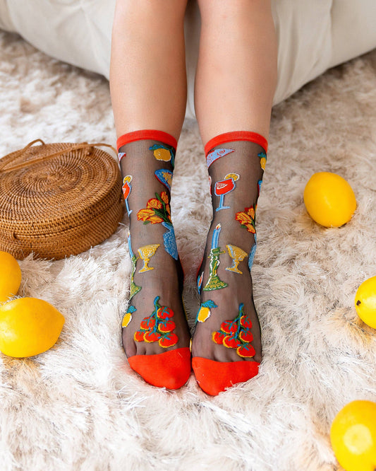 Chaussettes transparentes La Dolce Vita Qualité Supérieure