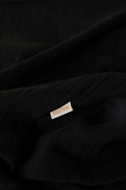 Pointelle Noir - Débardeur en coton léger et respirant