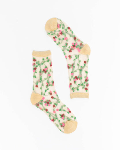 Rosettes - Chaussettes transparentes résistantes ultra tendances