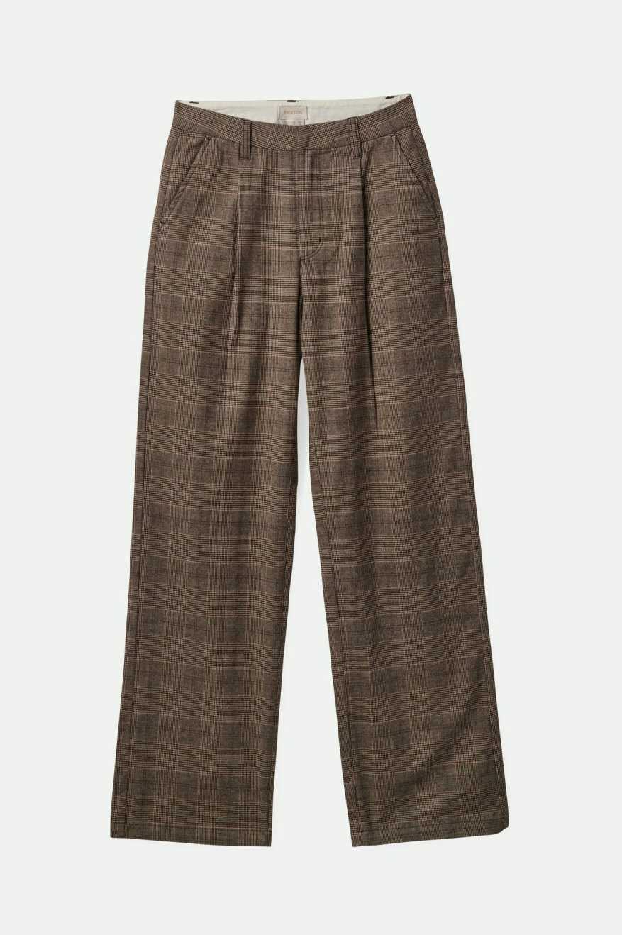 Ludlow Brun Pantalon carreauté