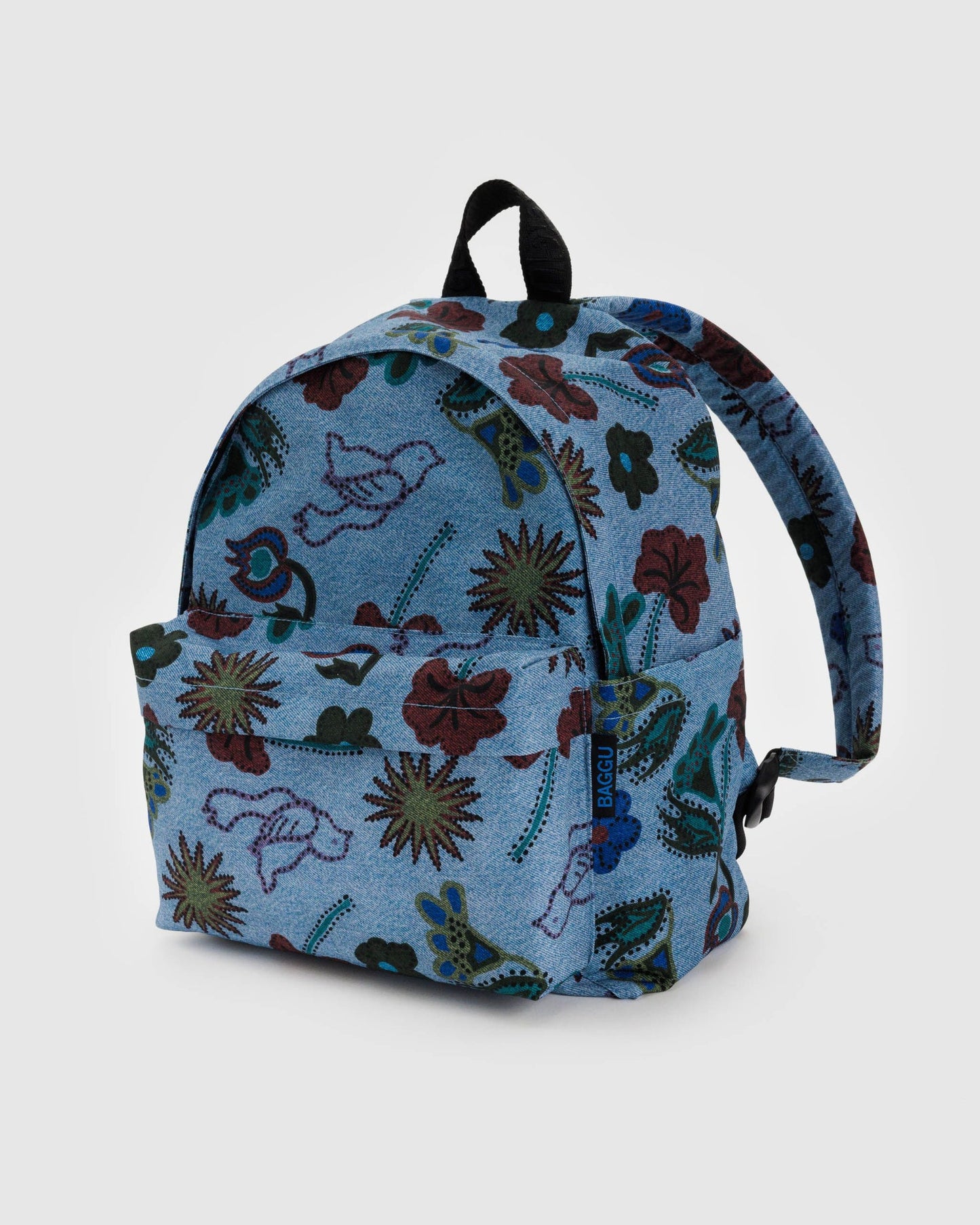 School Medium Digital Birds Denim Sac à dos