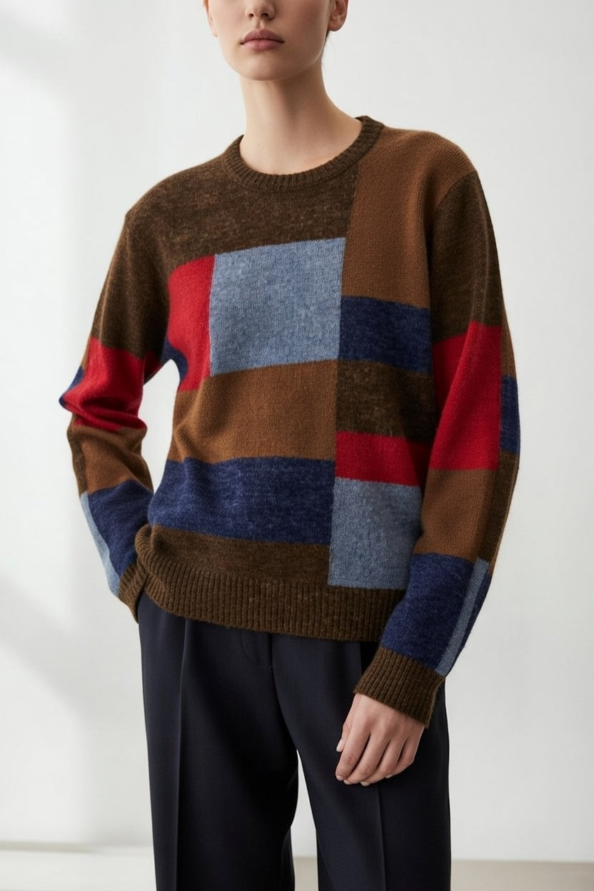 Fiona Seal - Pull douillet géometrique