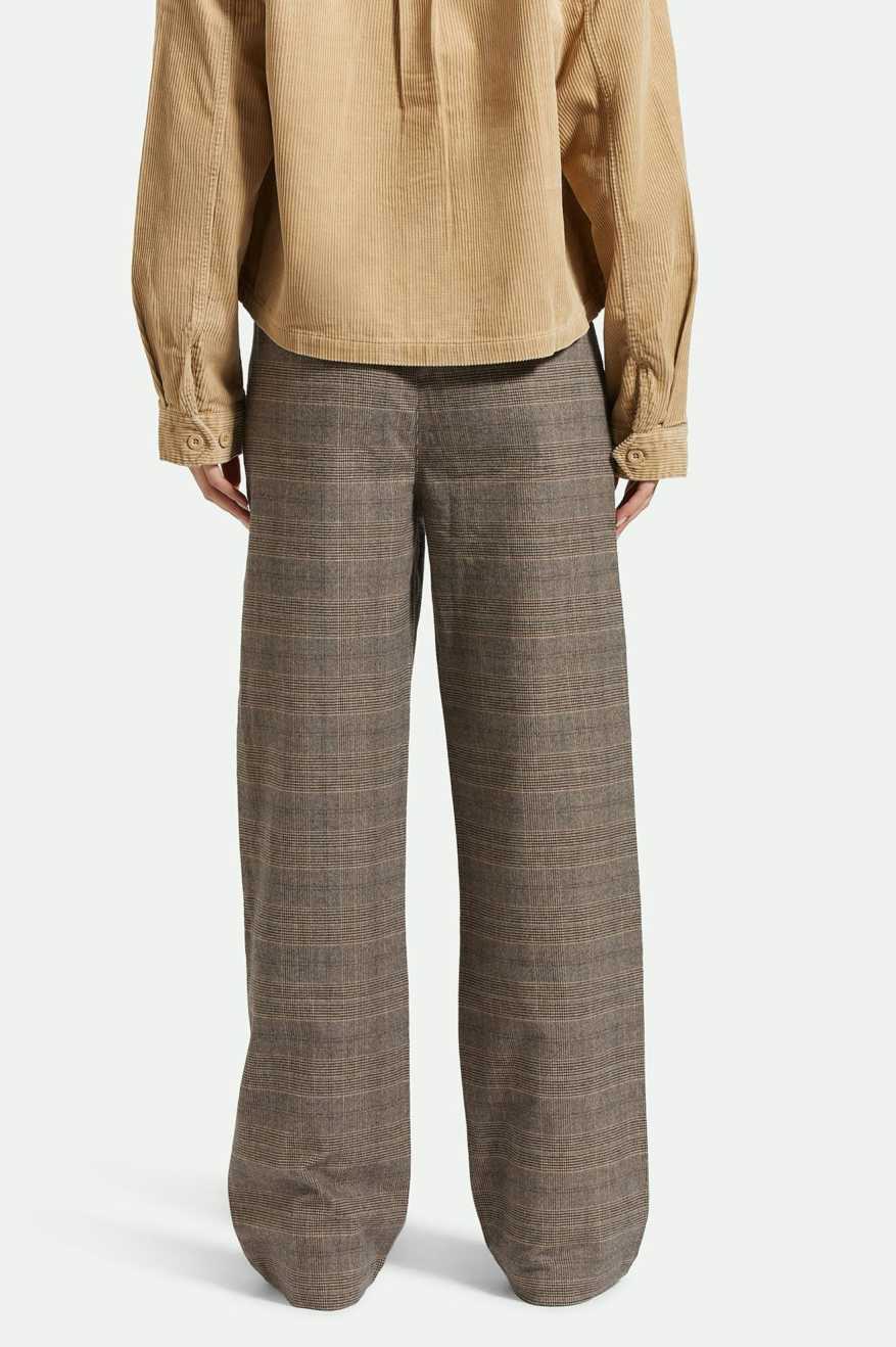 Ludlow Brun Pantalon carreauté