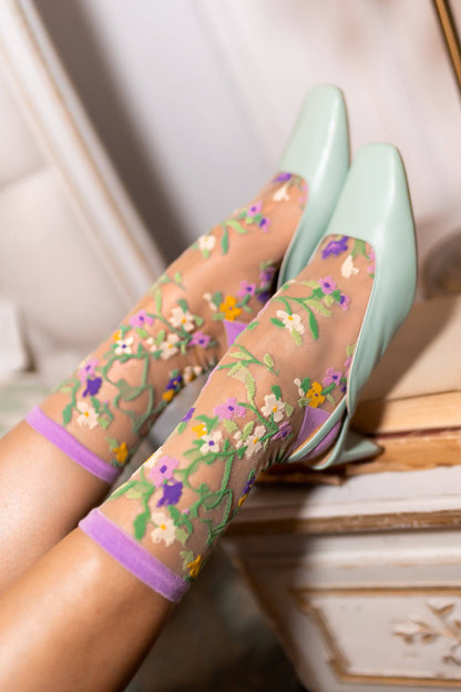 Bouquet - Chaussettes transparentes résistantes ultra tendances