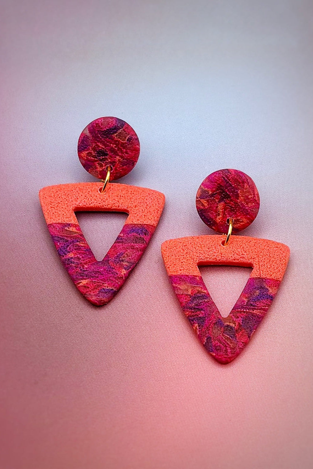 Série Magenta Pop Boucles d'oreilles