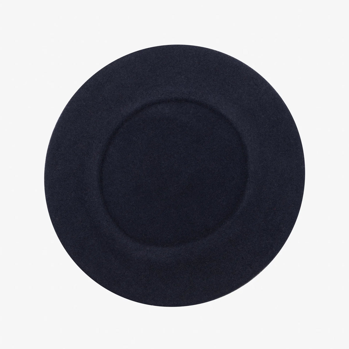 Bleu marine - Béret classique en laine