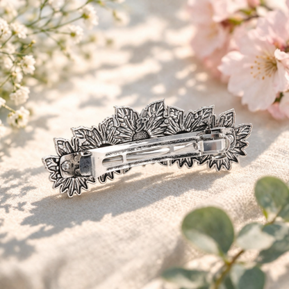 Tournesol - Barrette à cheveux printaniére