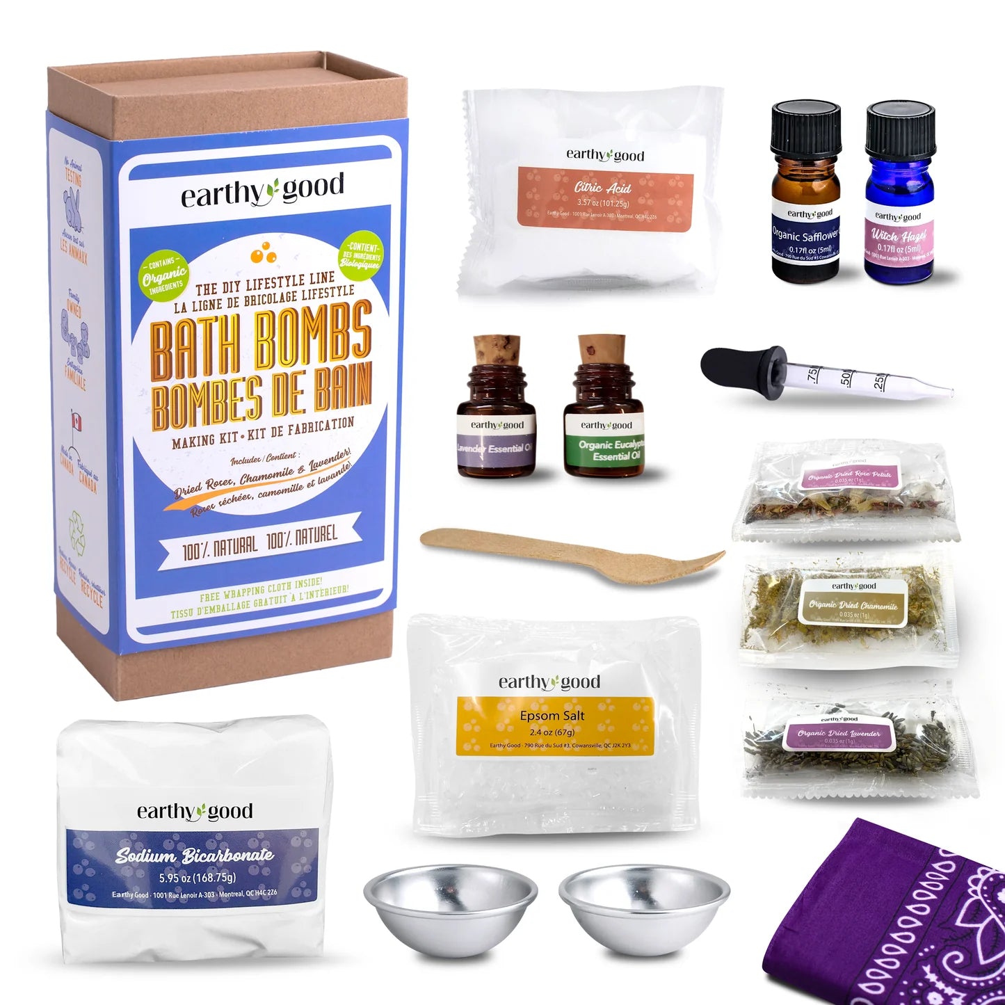 DIY Bombes de bain - Kit adulte à faire soi-même
