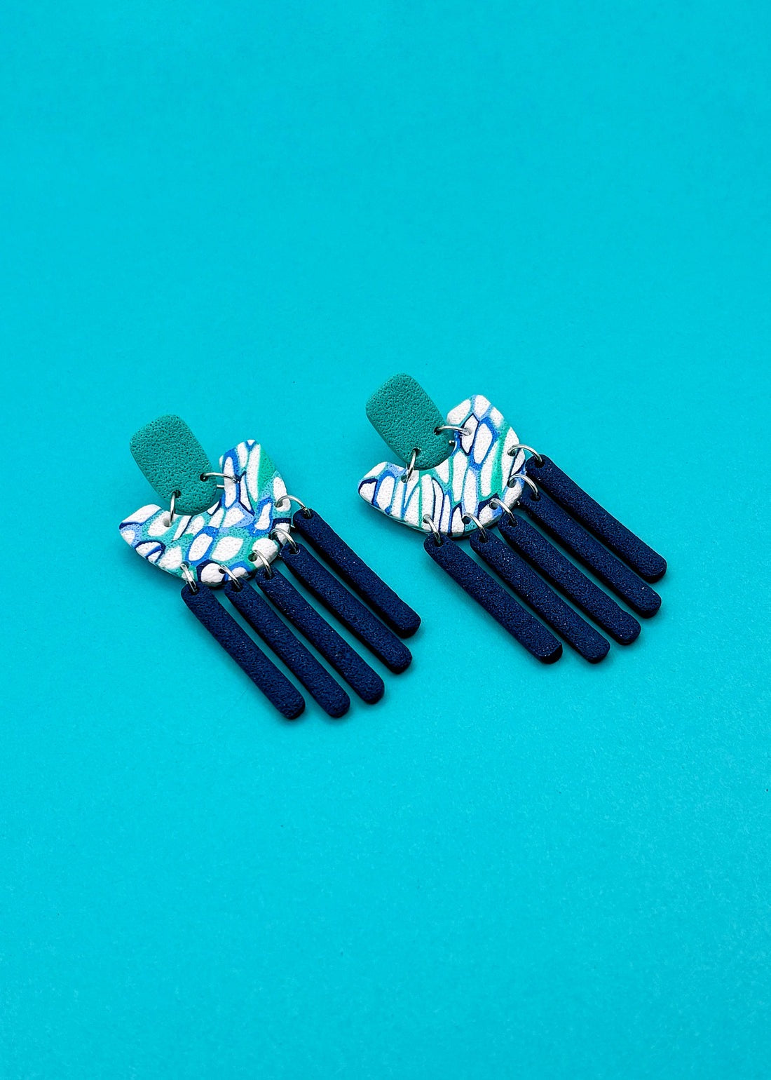 Série Bleu Océan Boucles d'oreilles