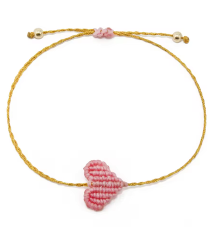 Lovely - Bracelet délicat en macramé