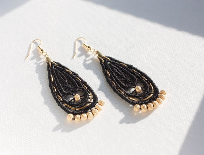 Cavatina Noir Boucles d'oreilles