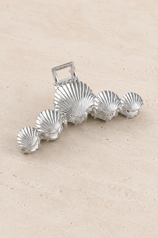Coquillages - Pince à cheveux en métal
