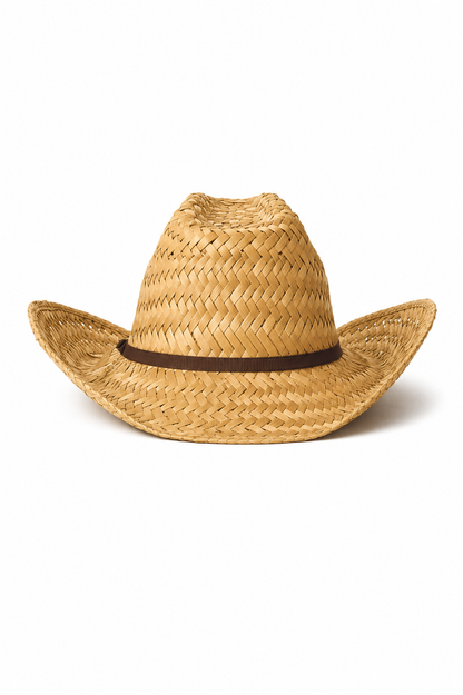 Houston Chapeau de paille naturelle Cowboy