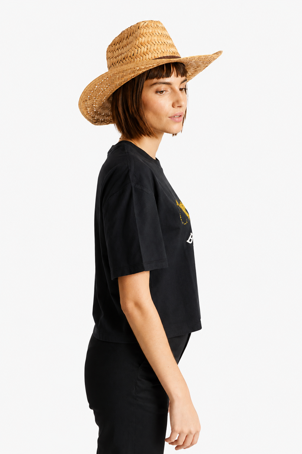 Houston Chapeau de paille naturelle Cowboy