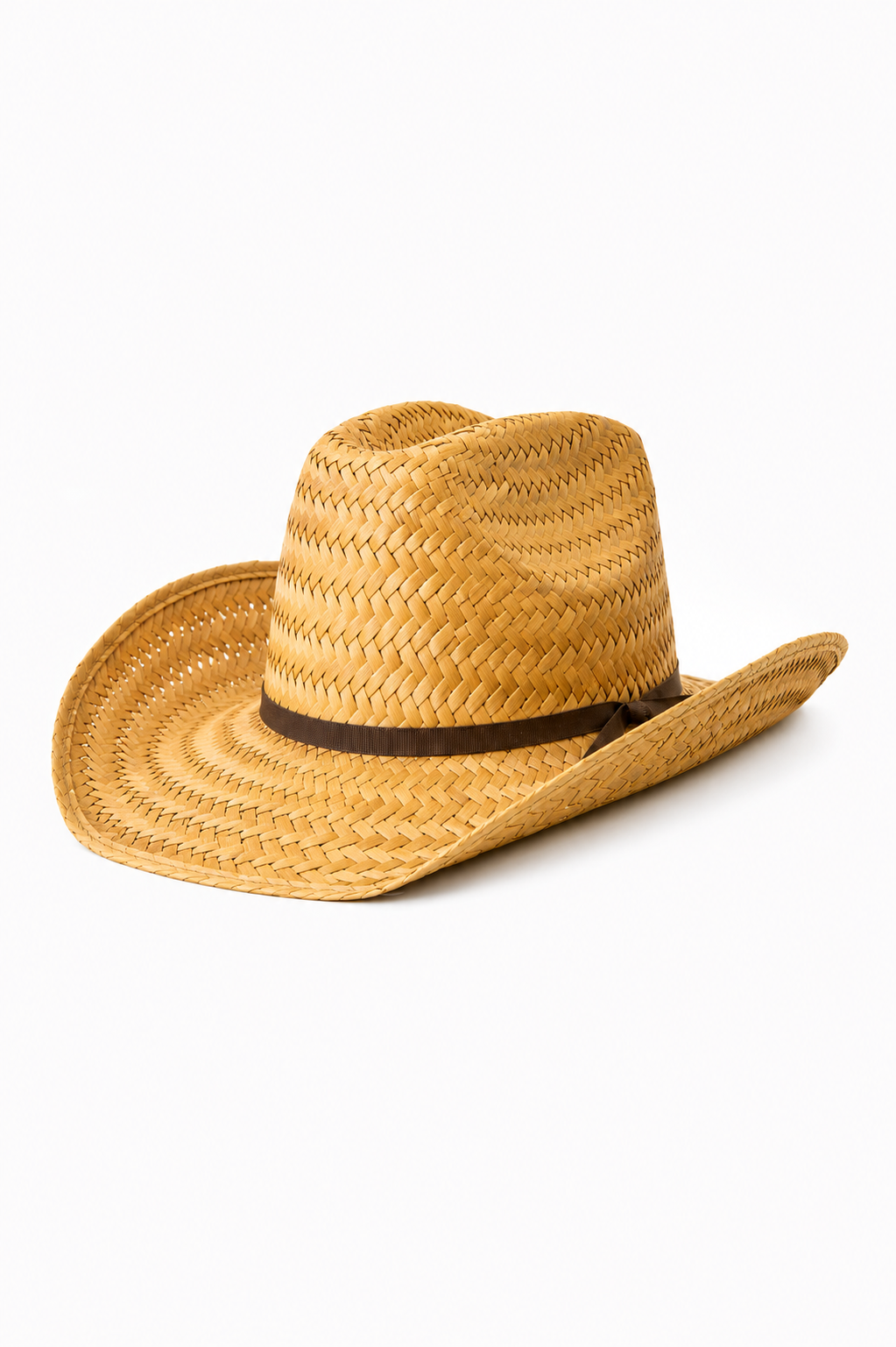 Houston Chapeau de paille naturelle Cowboy