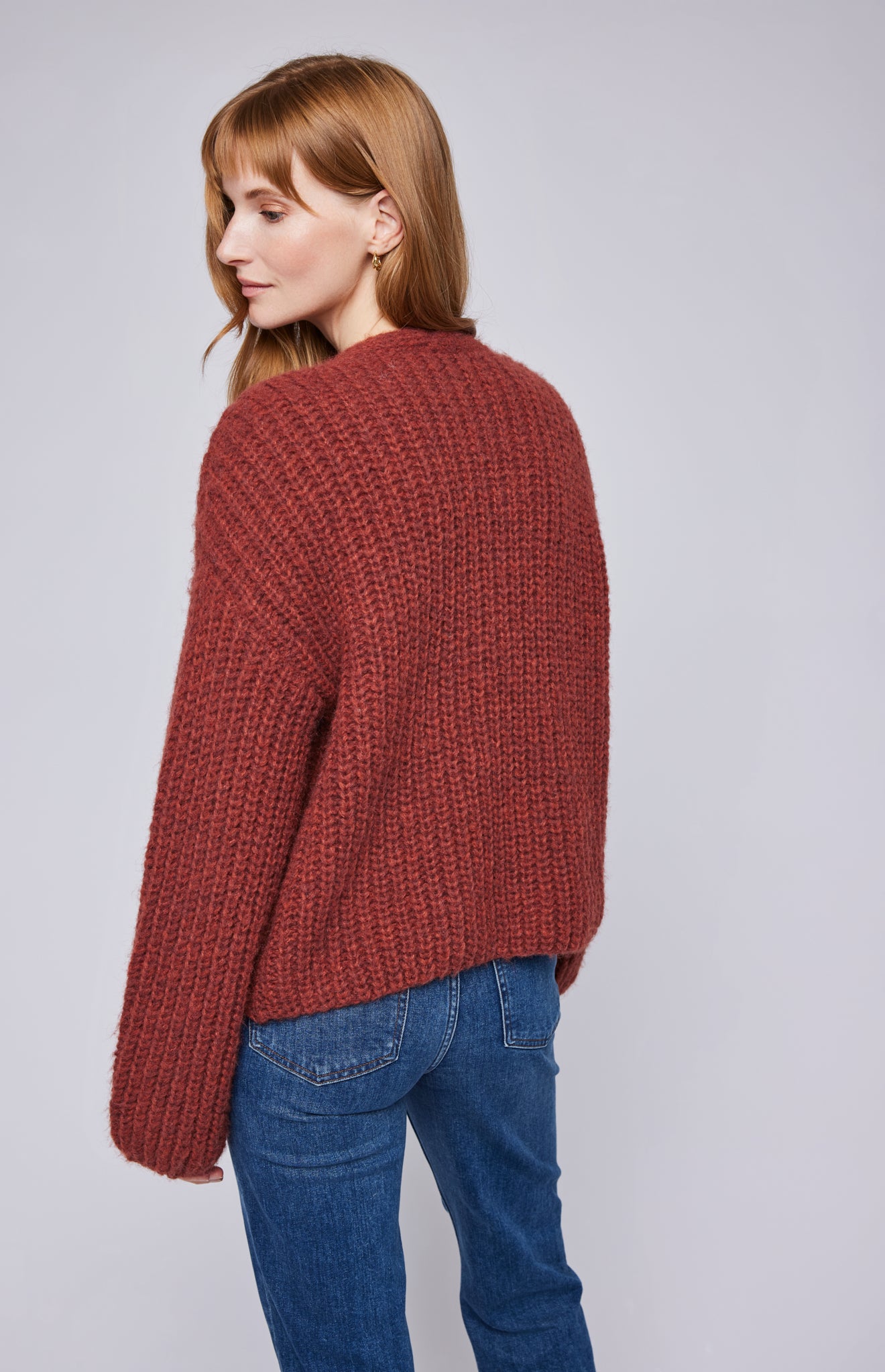 Ilène Cannelle Cardigan en tricot