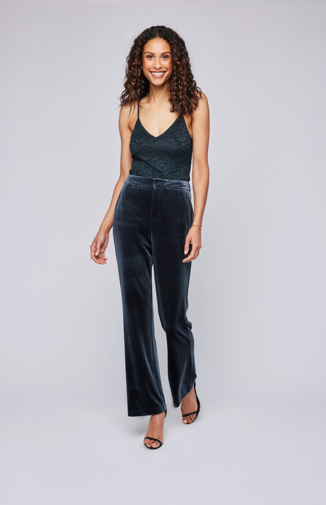 Alice Bleu nuit Pantalon velours