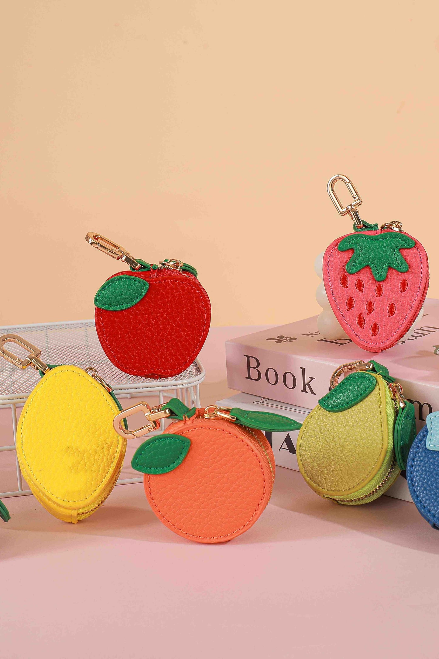 Fruits d'été - Portes clés zippés mignons