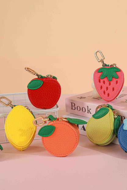 Fruits d'été - Portes clés zippés mignons