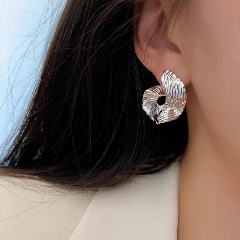 Ilda 2 couleurs - Boucles d'oreilles retro